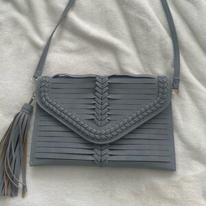 Gray Braided Women's Bag